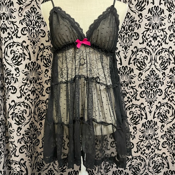 Baby doll lingerie top - Picture 2 of 8